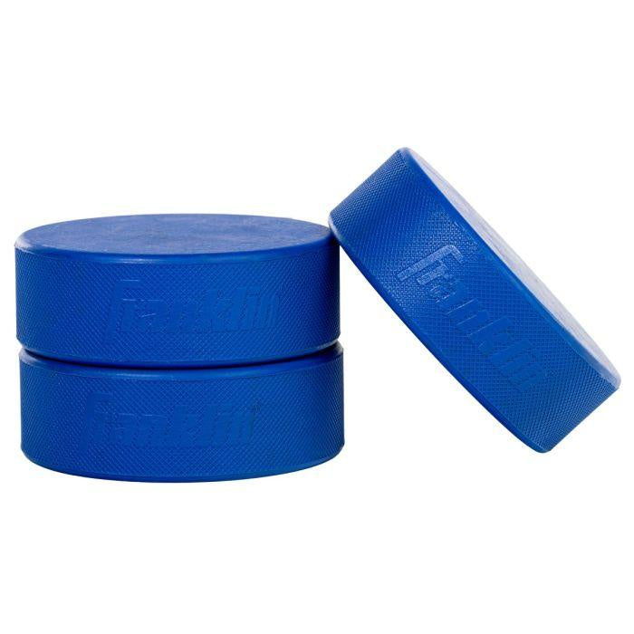 Ice Hockey Puck Blue 3 Pack